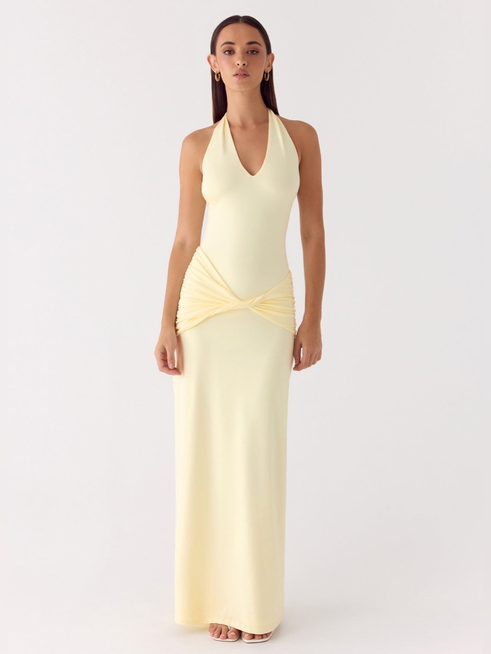 Peppermayo Maribelle Maxi Dress in Lemon - Size 6 - Picture 6 of 9